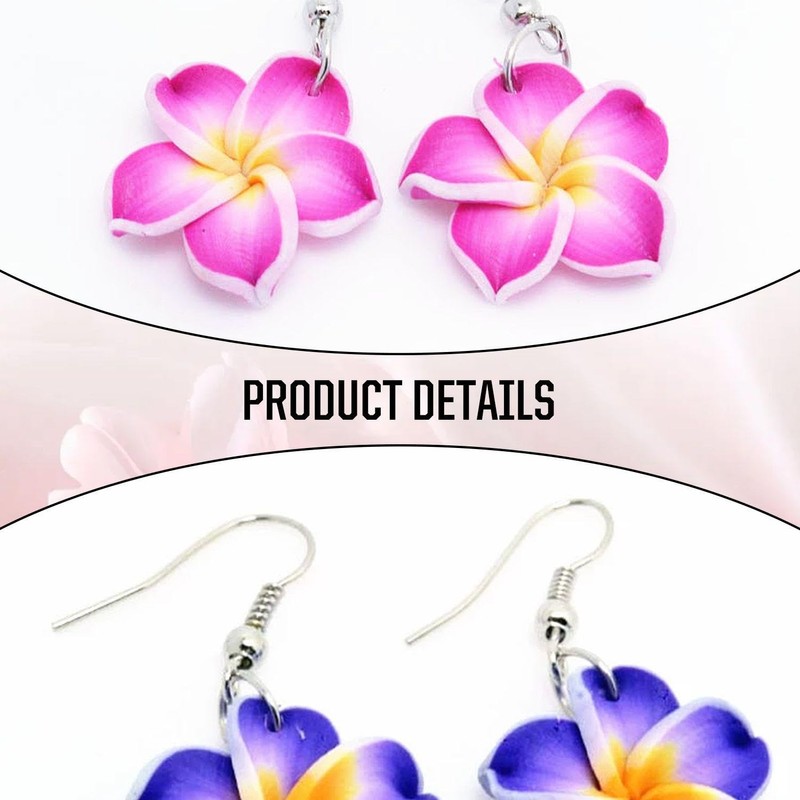 RELKLYU 6 Paar Blumenohrringe, Stilvolle Vielseitige Ohrringe, Elee Ohrringe, Strandohrringe,