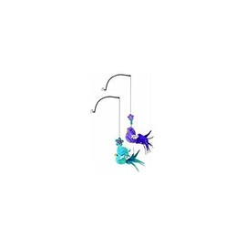 KONG - Connects Window Teaser - Colorful Bird for Enticing Cat Play (Assorted Colours)