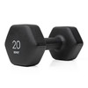 Anti-Roll Neoprene Dumbbell 20lb Weight Home Gym Strength Training &