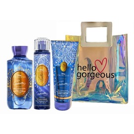 Cinderella - White Barn - Bath Body/Work - PRINCESS- 3 Piece Bundle - Premium Beauty - Full Size and Hello Gorgeous Gift Bag (Packaging May Vary)