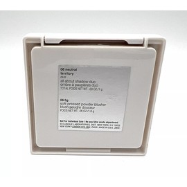 Clinique All About Shadow duo: 06 Neutral Territory / 06 Fig Blusher