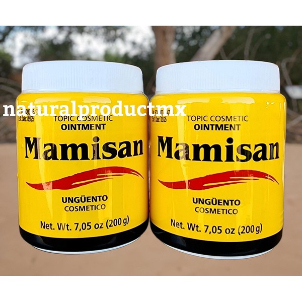 (2) MAMISAN ✅ 7.05 oz. Unguento 200 grs each 100% Original by Mamisan