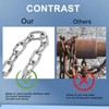 6.5 Feet SUS304 Heavy Duty Stainless Steel Chain, 1/6 Inch