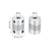 QUARKZMAN 4 Pieces 6 mm to 6 mm Aluminium Alloy