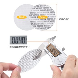 Awclub 45mm/1.77" Foam Lid Liner, 100 Pack Pressure Seal Cap Liners Round Jar Seals - Resistant Tamper Sensitive for Bottle Cap Liners Sealer, White