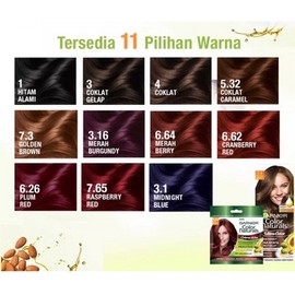 GARNIER Hair Color Naturals Ultra Color HAIR DYE COLOUR SACHET Pewarna Rambut 20g+20mL 30g+30ml (Stock Clearance)