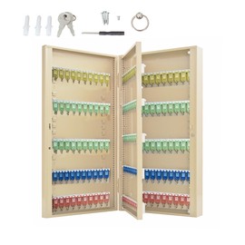 INTSUPERMAI 200 Hooks Key Box Wall Mount Key Cabinets Key Storage Box with Combination Lock Lock Box Holder Cabinet Storage Hooks Lock Box 200 Keys
