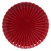 Hasami Ware 30665 Shinogi Dish Red