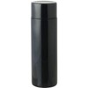 ENJOY Living Water Bottle, 4.1 fl oz (130 ml), Direct Drinking, Screw Stopper, Mini, Stainless Steel, Direct Drinking, Black