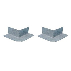 Wedi US5000008 Polyethylene Preformed Waterproofing Membrane Seamless Fleece Laminated Outside Corners 2 Pcs Pack