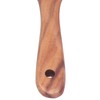2pcs Slotted Turner Spatula Simple Wooden Spatula with Long Handlefor