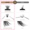 LASHVIEW LASHVIEW Lash Extension Clusters - 168pcs Natural Look Lash