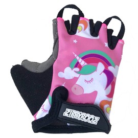 ZippyRooz - Guantes para bicicleta de equilibrio y pedales para niños pequeños de 1 a 8 años 8 diseños para niños y niñas (unicornio, niños pequeños XL (7-8))