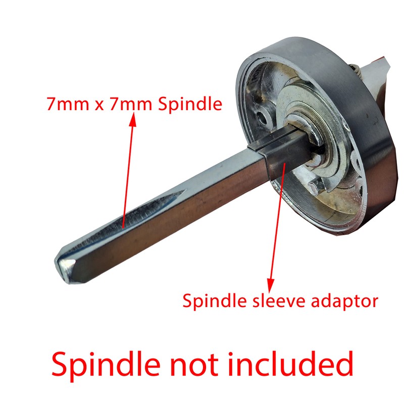 7m to 8mm Door Handle Spindle Sleeve Shims Converts Metal