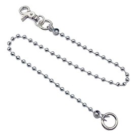 Trouser Chain Key Chain Wallet Chain Key Chain with Carabiner Gothic Trouser Chain Black Hip Hop Trouser Chain Streetwear Jewellery Emo Accessories for Jeans Wallets DIY Bag Making