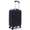 Wrangler Hardside Carry-On Spinner Luggage, Navy Blue, 20-Inch