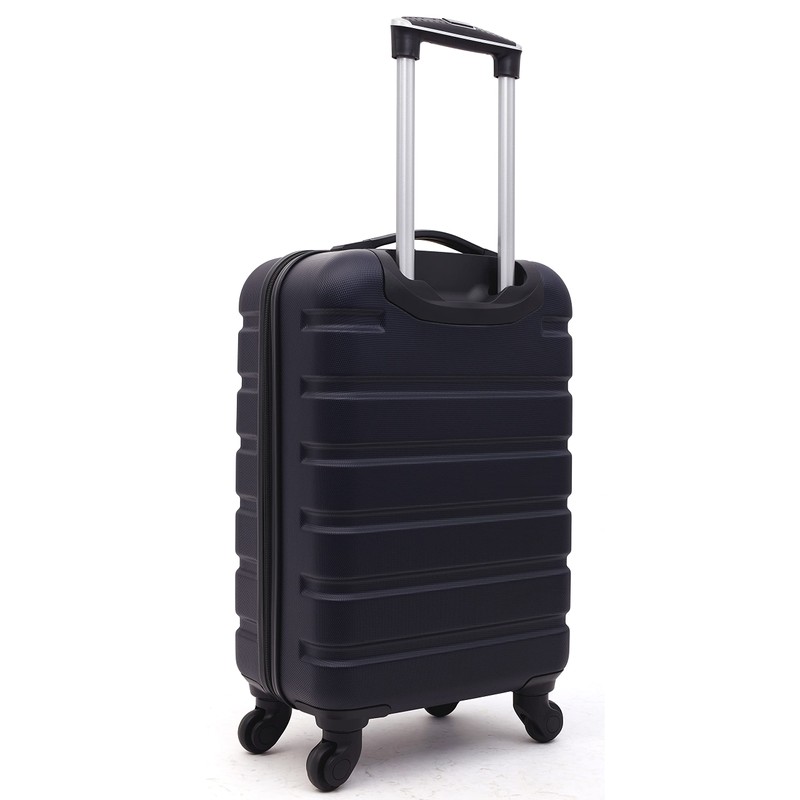 Wrangler Hardside Carry-On Spinner Luggage, Navy Blue, 20-Inch