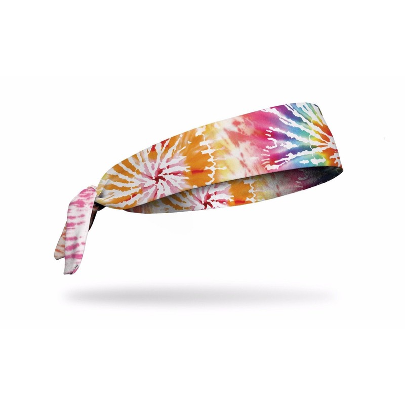 JUNK Brands Moksha Performance Tie Headband White