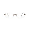 Edison & King Lesebrille Free randlose Brille aus Aluminium mit