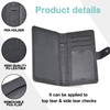 Checkbook Covers- Leather RFID Check Registers for Personal Checkbook，Women&Men Wallets