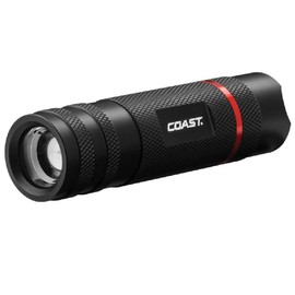 Coast - 21664 COAST G29 370 Lumen Focusing LED Flashlight, Batteries Included Black