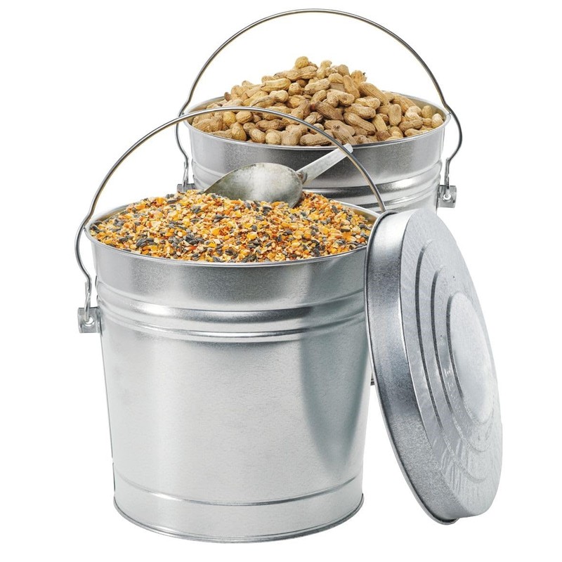 Behrens 6 Gallon Rust Proof Galvanized Steel Locking Lid Dry