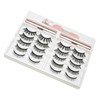 10 Pairs Magnetic Lashes Kit Liquid Eyeliner Tweezer Lightweight False