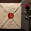 DELORIGIN Pomegranate Wax Seal Stamp Wedding Invitations Embossed Seal Stamp