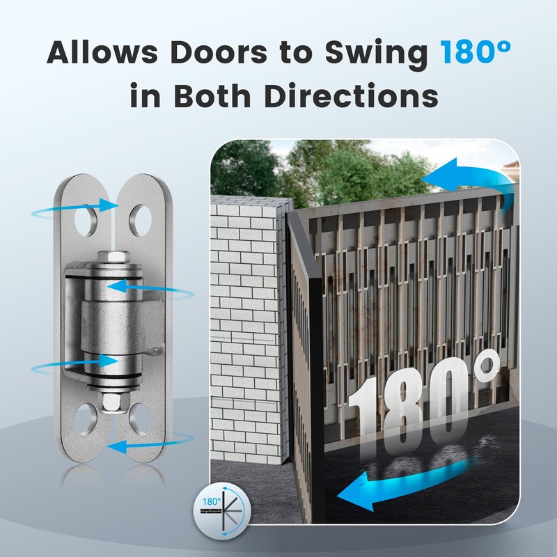 JEXIFY Heavy Duty Gate Hinges with Sealed Bearings and 8