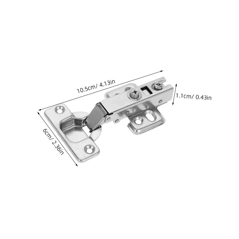 TEHAUX 2pcs Soft Closing Cabinet Hinges Concealed Hinges Kitchen Cabinet
