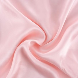Natural Silk Pillowcase Hypoallergenic 22 Momme 100% Silk 600 Thread Count with Concealed Zip (Pink, 80 x 80 cm)
