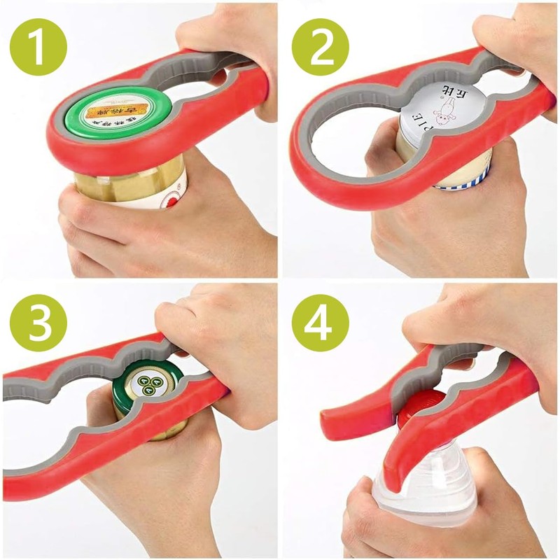 Jar Opener, Bottle Openers Ring Pull Can Opener aid for