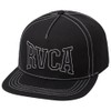 RVCA Mens Snapback Hats - Stitch Snapback | Black, One