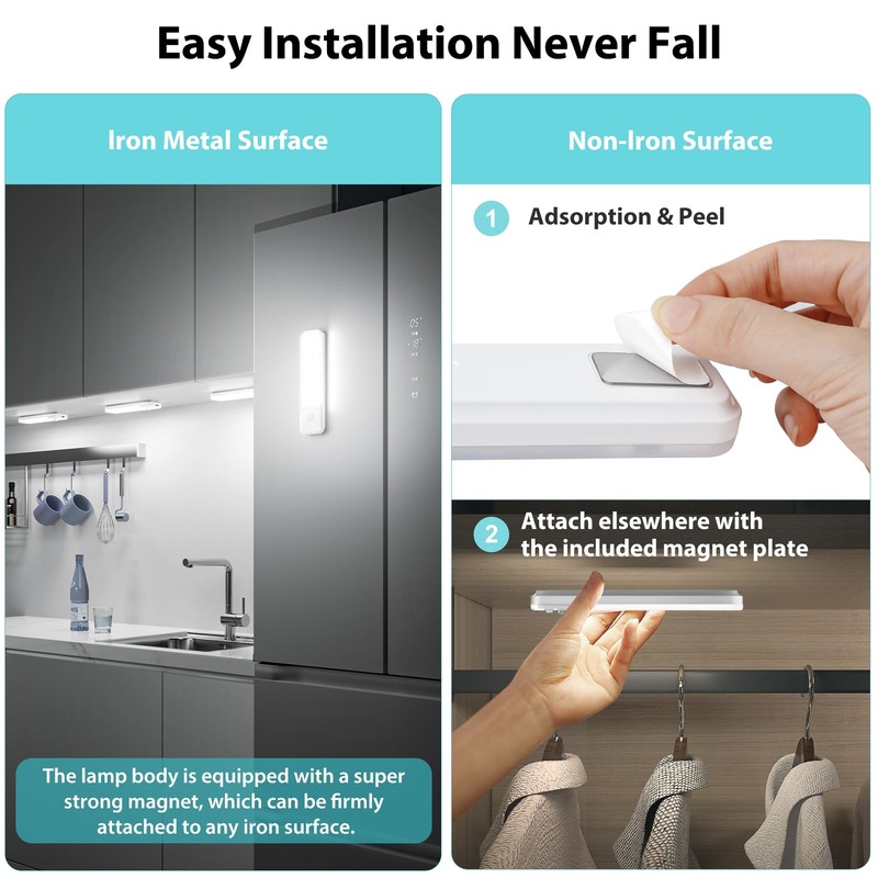 Ylatoial 3 Pack 15cm Night Light with Motion Sensor for