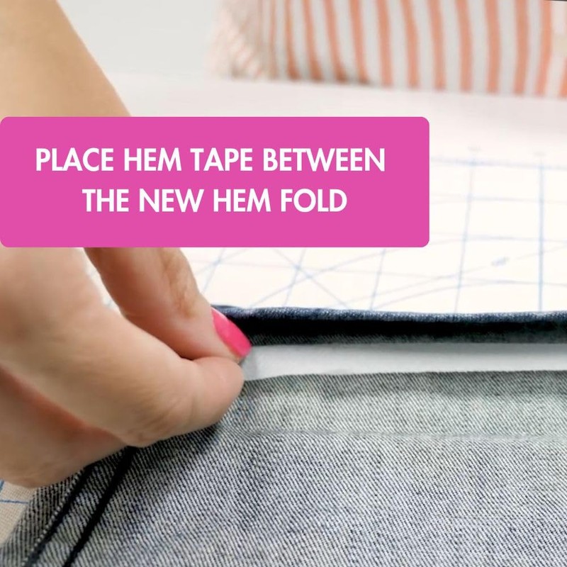 HeatnBond Hem Iron-On Adhesive, Super Weight, 3/4 Inch x 8