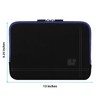 Maggie 13" Laptop Sleeve Carrying Case Water Resistant Pouch with
