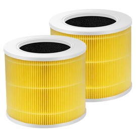 Core Mini-P Air Purifier Pet Allergy Replacement Filter for LEVOIT Core Mini Air Purifier, Core Mini-P Filter, 3-in-1 Pet Care High Efficiency H13 HEPA Filter, Core Mini-RF, Yellow