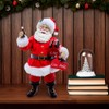 Kurt Adler 10.5-inch Coca-Cola Santa Holding Two Six Packs Table