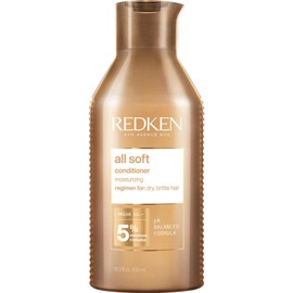 Redken Conditioner for dry and brittle hair, invigorates and hydrates, with fatty acids, antioxidants and argan oil, all soft conditioner, 1 x 500 ml