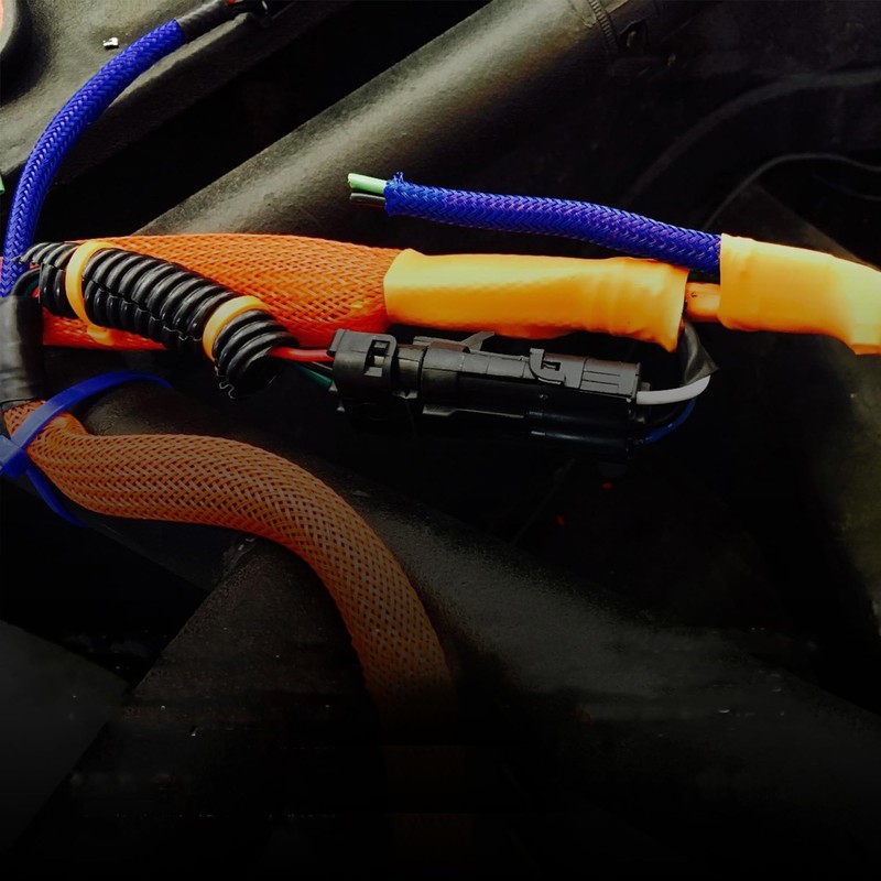 Electriduct 1/2" PET Expandable Braid Sleeving Flame Retardant Flexible Wire