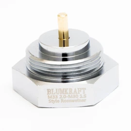 BLUMKRAFT Rosweiner Radiator Adaptor Connector M33 x 2 to M30 x 1.5 for Thermostat/Thermostat Head M30 x 1.5 Male