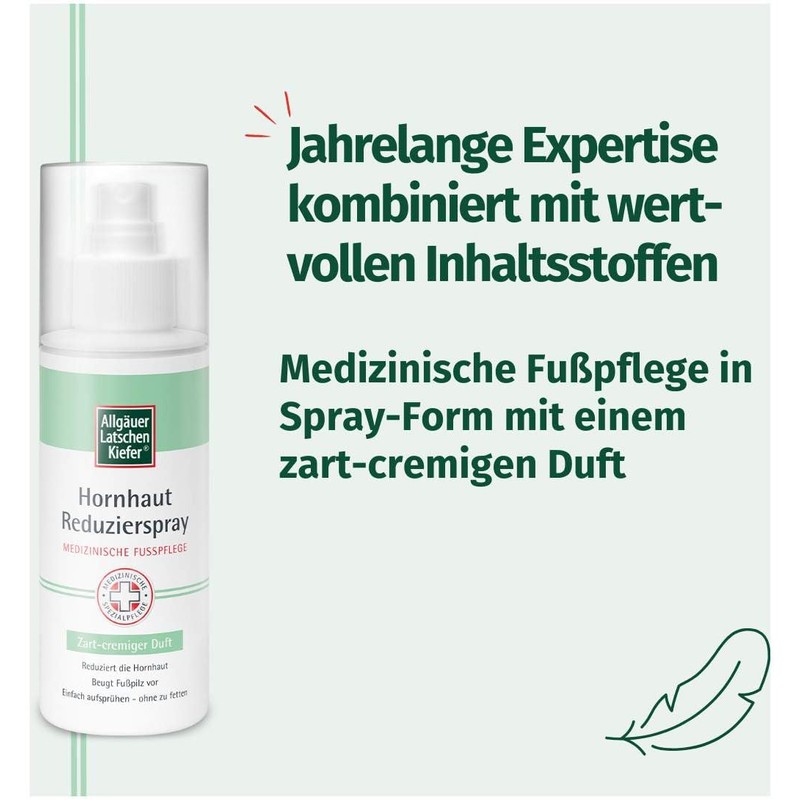 Hornhaut Reduzierspray – medizinische Fußpflege – Allgäuer Latschenkiefer – 2