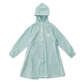 repipiarmario (レピピアルマリオ) Rain Coat repipi armario Kids Water-Repellent Back Gusset Rain Coat 05002335 Girls, green (light green)