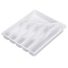 STERILITE Cutlery Tray, 11-3/4 in W, 1-7/8 in D, Plastic,