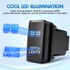 Nilight Ditch Lights Push Button Switch 12V ON Off Switch