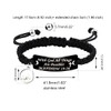 Christian Braided Rope Bracelets Engraved With God All Things are