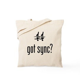 CafePress Synchronized Swimming Tote Bag Natural Canvas Tote Bag, Reusable Shopping Bag