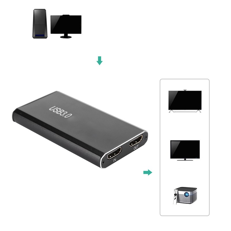 Capture Card USB to HDMI 1080p60 Frame Video Capturing Box