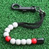 1 Piece Golf Beads Score Counter with Clip (Red), Golf