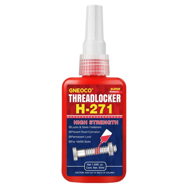 ThreadLocker Red, Thread Lock High Strength Lock Tight for Nuts,